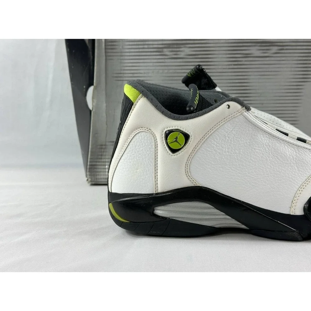 Nike Air Jordan 14 Retro 'White Chartreuse' 2005 Men's 311832-132 Size 12